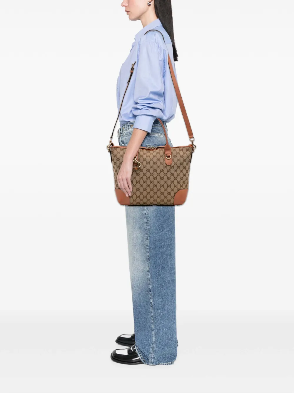 Gucci Pre-Owned 2016-2025 GG Canvas Heart Bit satchel | Pre-Owned | Image 2