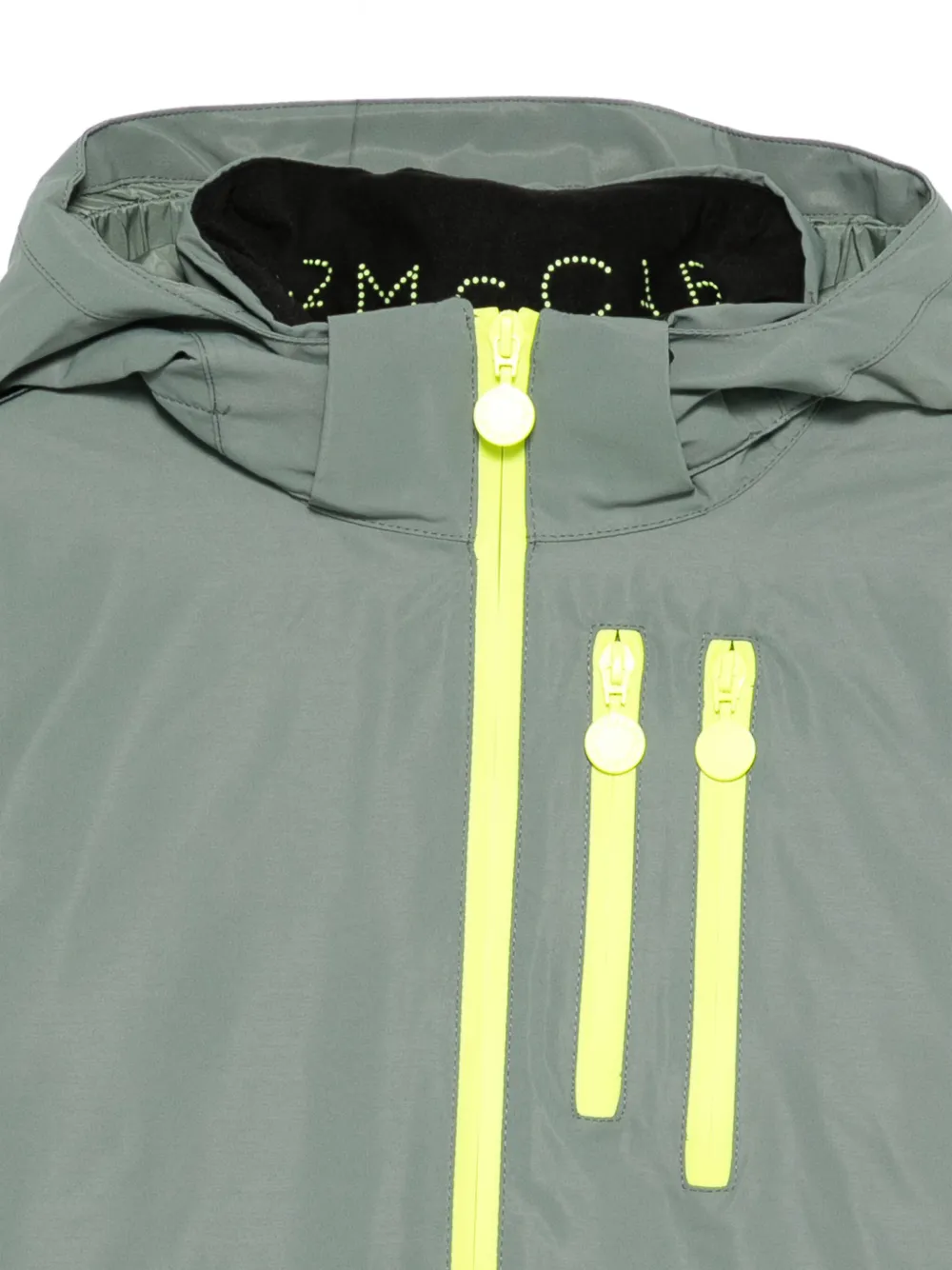 Stella McCartney Kids Gewatteerd jack met capuchon en rits Groen