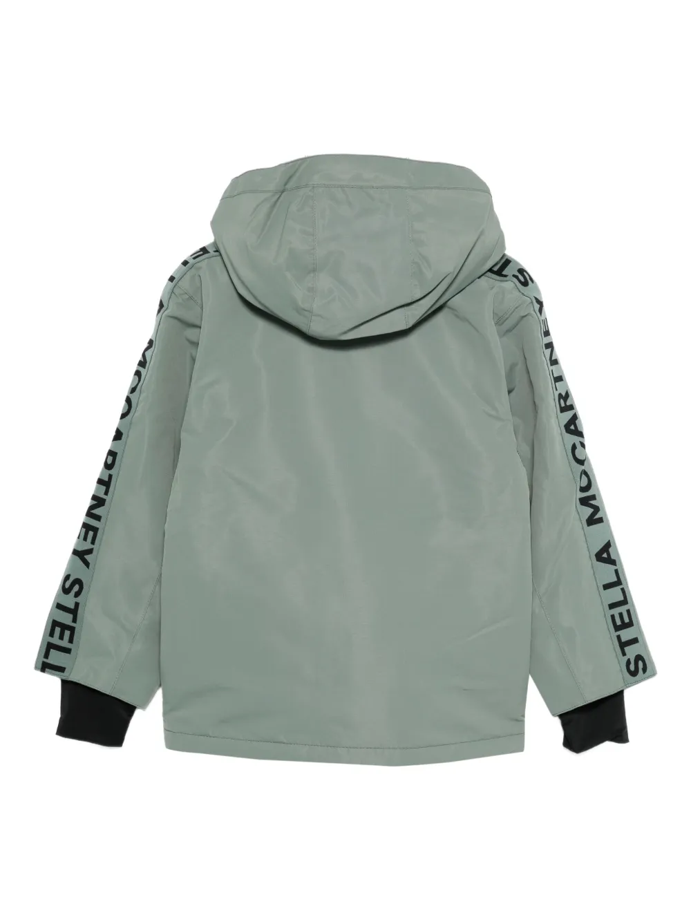 Stella McCartney Kids hooded zip-front padded jacket | Boys Padded Jackets | Image 2