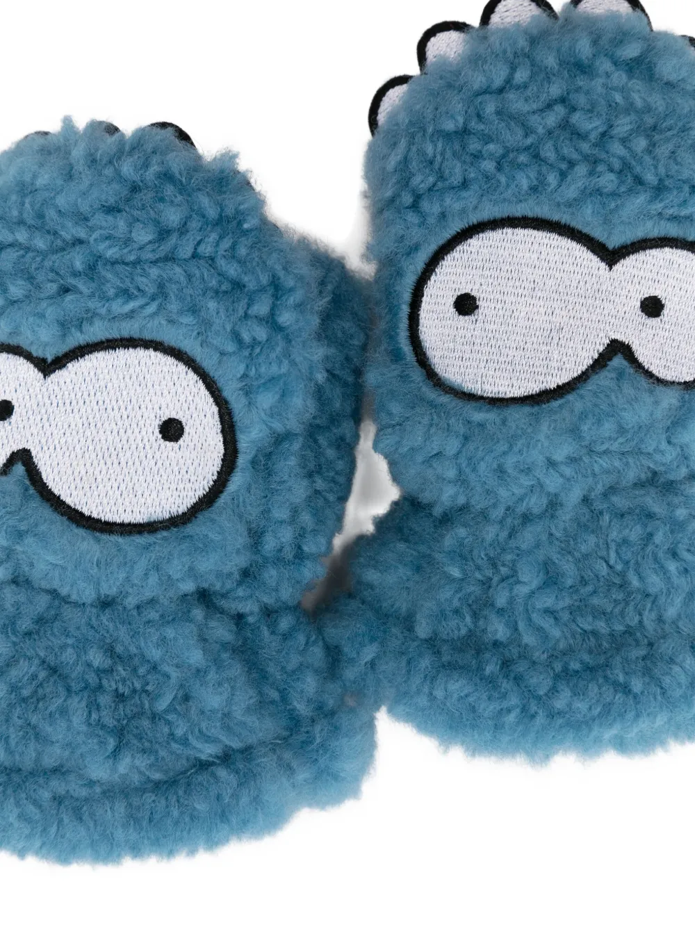 Stella McCartney Kids Wanten met borduurwerk Blauw