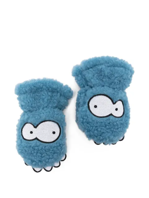 Stella McCartney Kids manoplas texturizadas con bordado