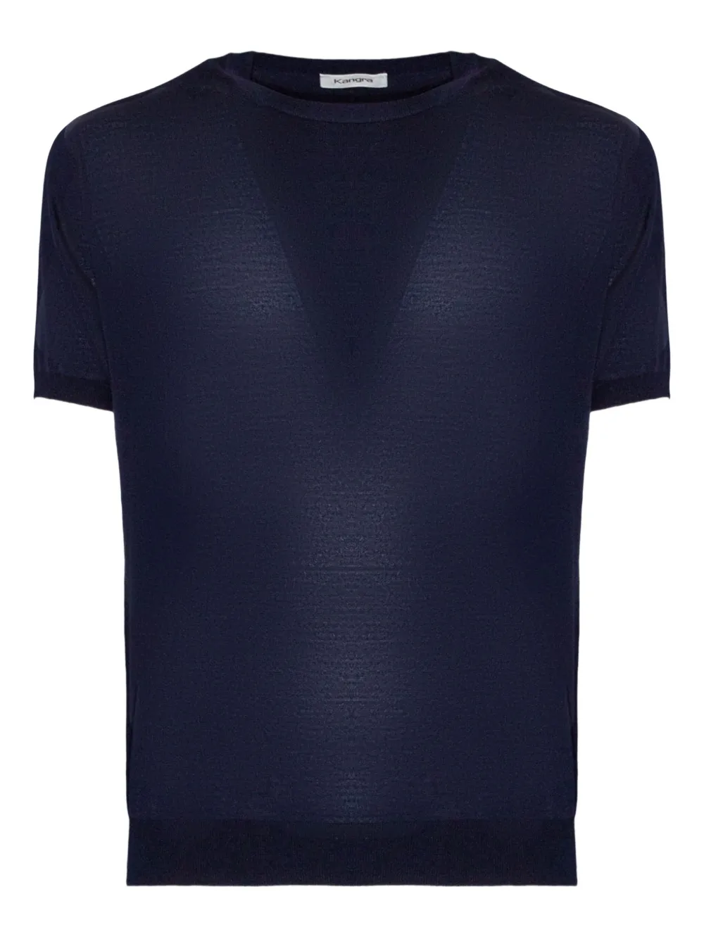 Kangra short-sleeve ribbed-trim T-shirt | Blue | Image 1