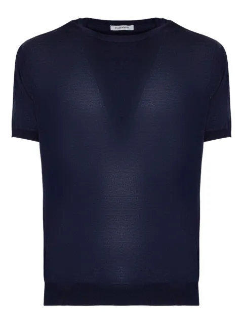 Kangra short-sleeve ribbed-trim T-shirt