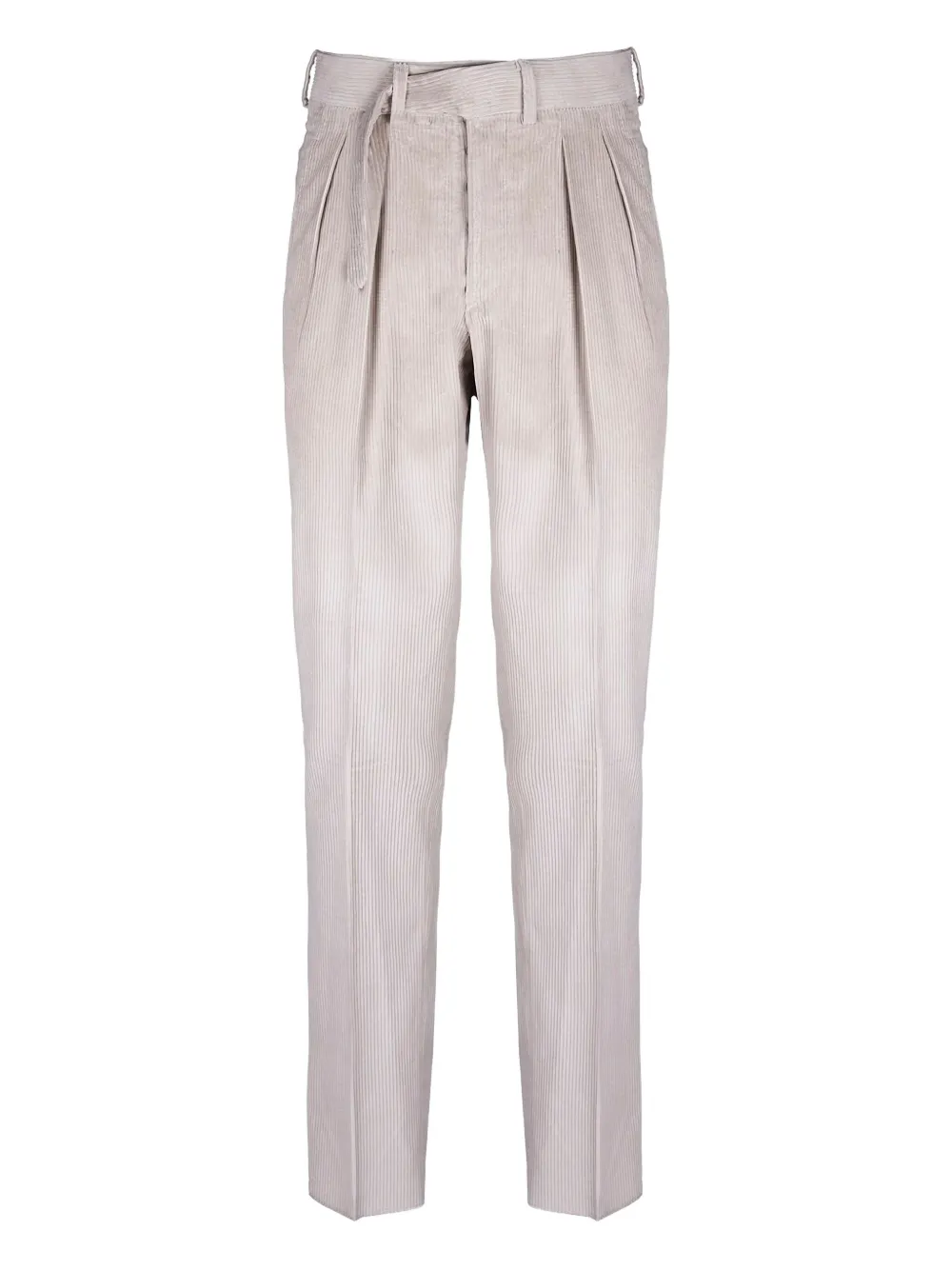 SARTORIO NAPOLI pleated corduroy trousers | Grey | Image 1