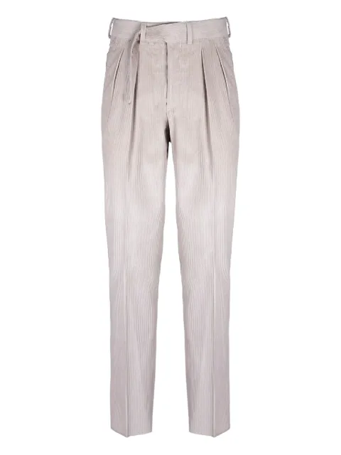 SARTORIO NAPOLI pleated corduroy trousers