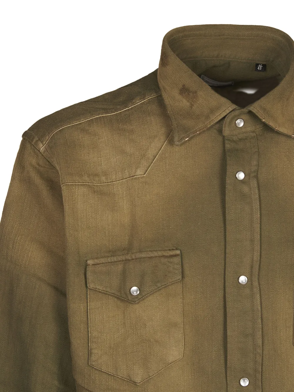 SARTORIO NAPOLI Overhemd met puntige kraag - Bruin