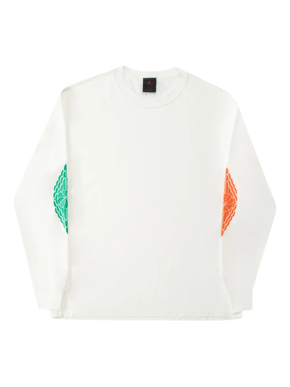 Jordan Rare Air elbow-patch long-sleeve T-shirt | White | Image 1