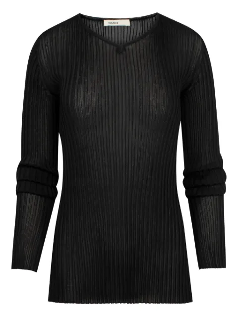 KHAITE Tia V-neck top