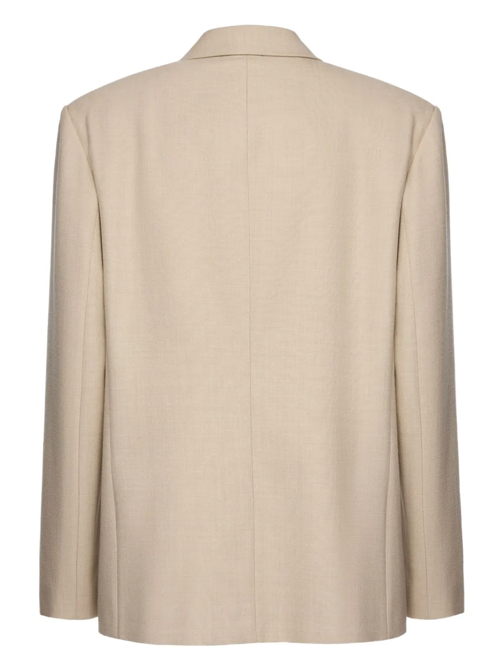Magda Butrym Double-breasted Blazer In Neutral