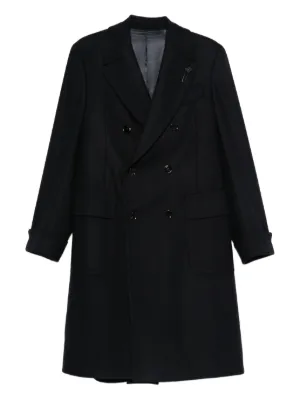 gigliコート Romeo Gigli Pre-Owned ベルテッド ボタン コート | ブルー | FARFETCH JP