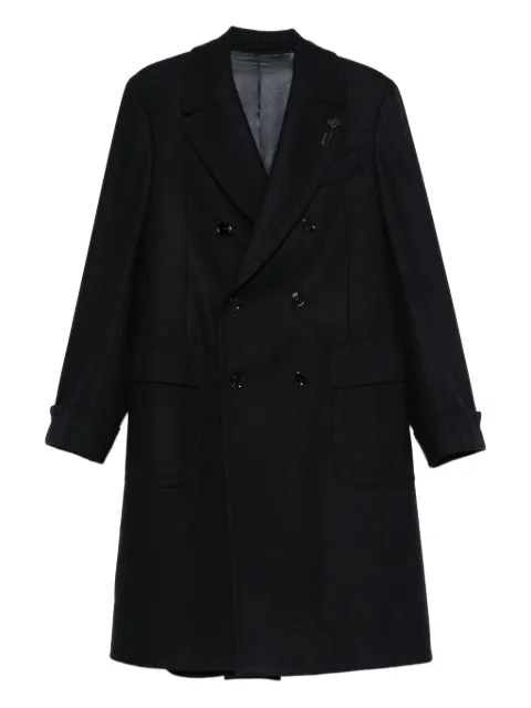 Lardini معطف صوف بصفي أزرار