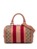 Gucci Pre-Owned 2016-2025 Small GG Canvas Web Joy Boston Bag satchel - Brown