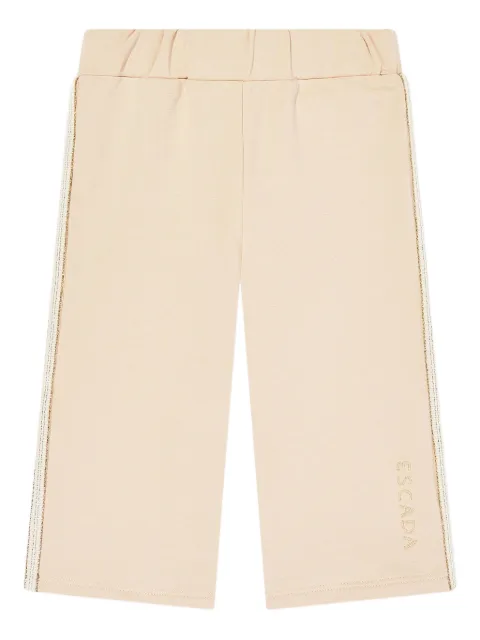 Escada Kids logo stripe trousers
