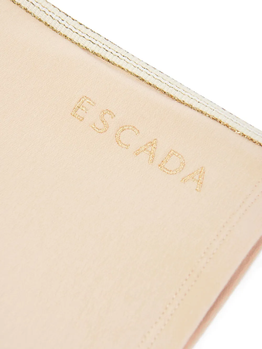 Escada Baby Girls Embroidered Logo Jersey Trousers In Neutral