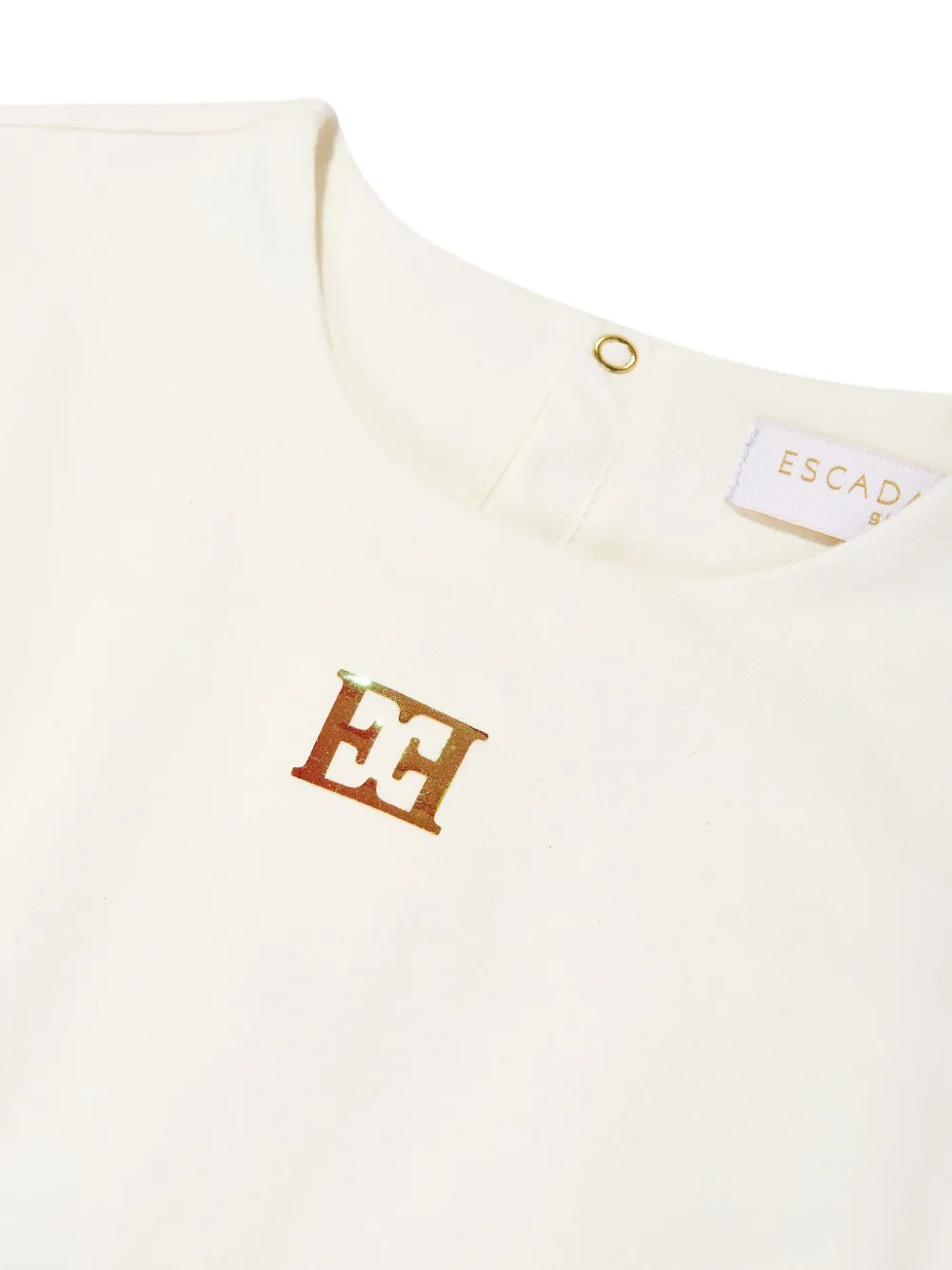 Escada Logo Tulle Dress In Multi