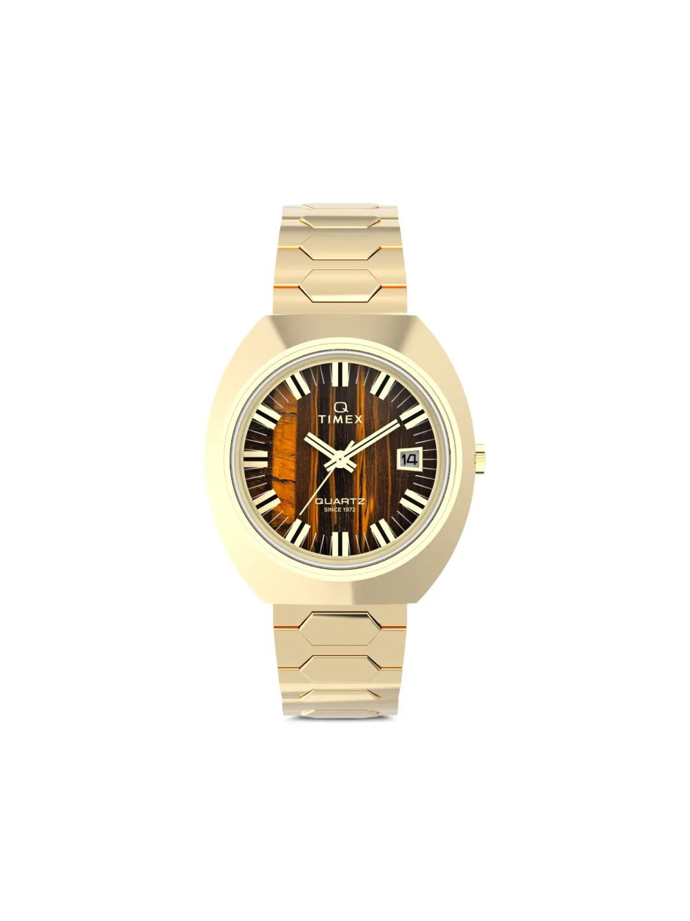 Timex Q 1972 Time Machine Reissue 39mm In Gold
