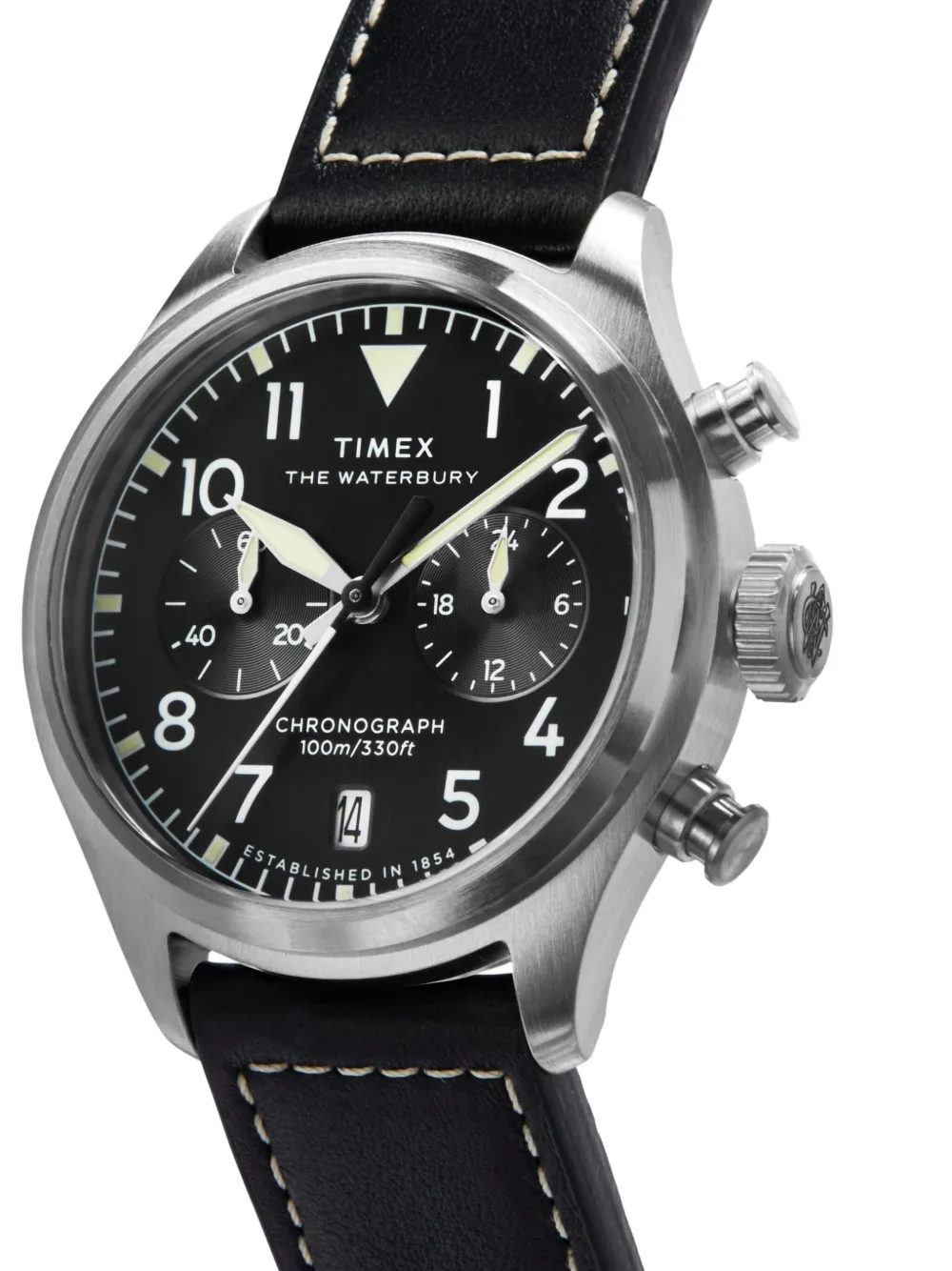 TIMEX Waterbury Ace horloge 41mm - Zwart