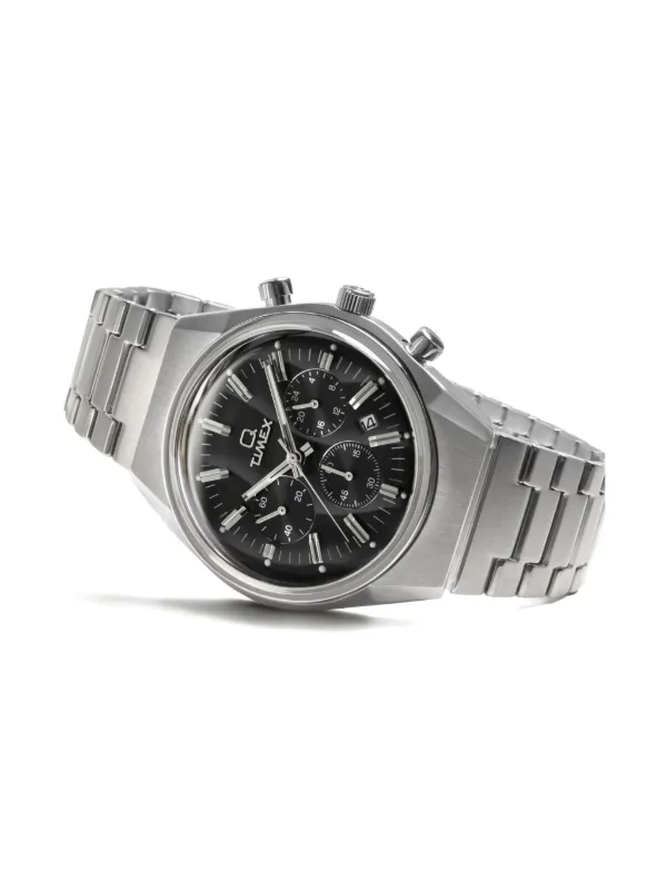 フォークレスト8個 早川シルバーフォークレストQ型 TIMEX Q ファルコン アイ クロノグラフ 40mm | ブラック | FARFETCH JP