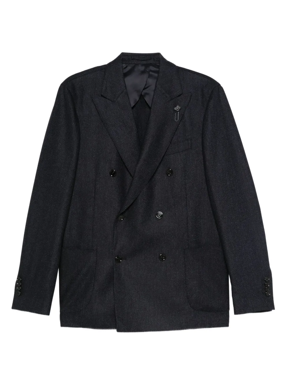 Lardini blazer con doble botonadura | negro | Image 1