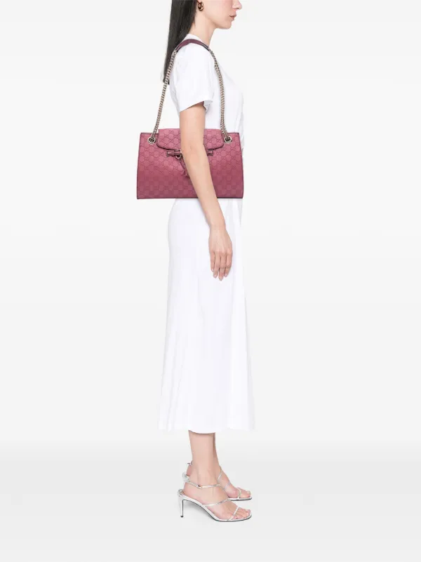 GUCCI エミリー ショルダーバッグ ピンク