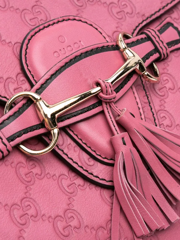 GUCCI エミリー ショルダーバッグ ピンク