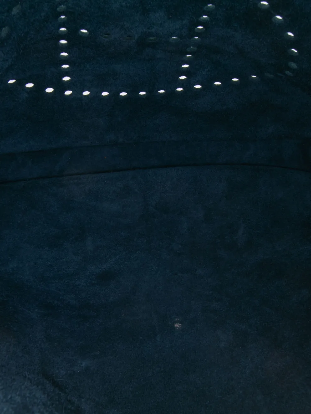 Pre-owned Hermes 2013 Clemence Evelyne Iii 33 Crossbody Bag In Blue