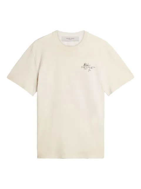Golden Goose camiseta con motivo gráfico