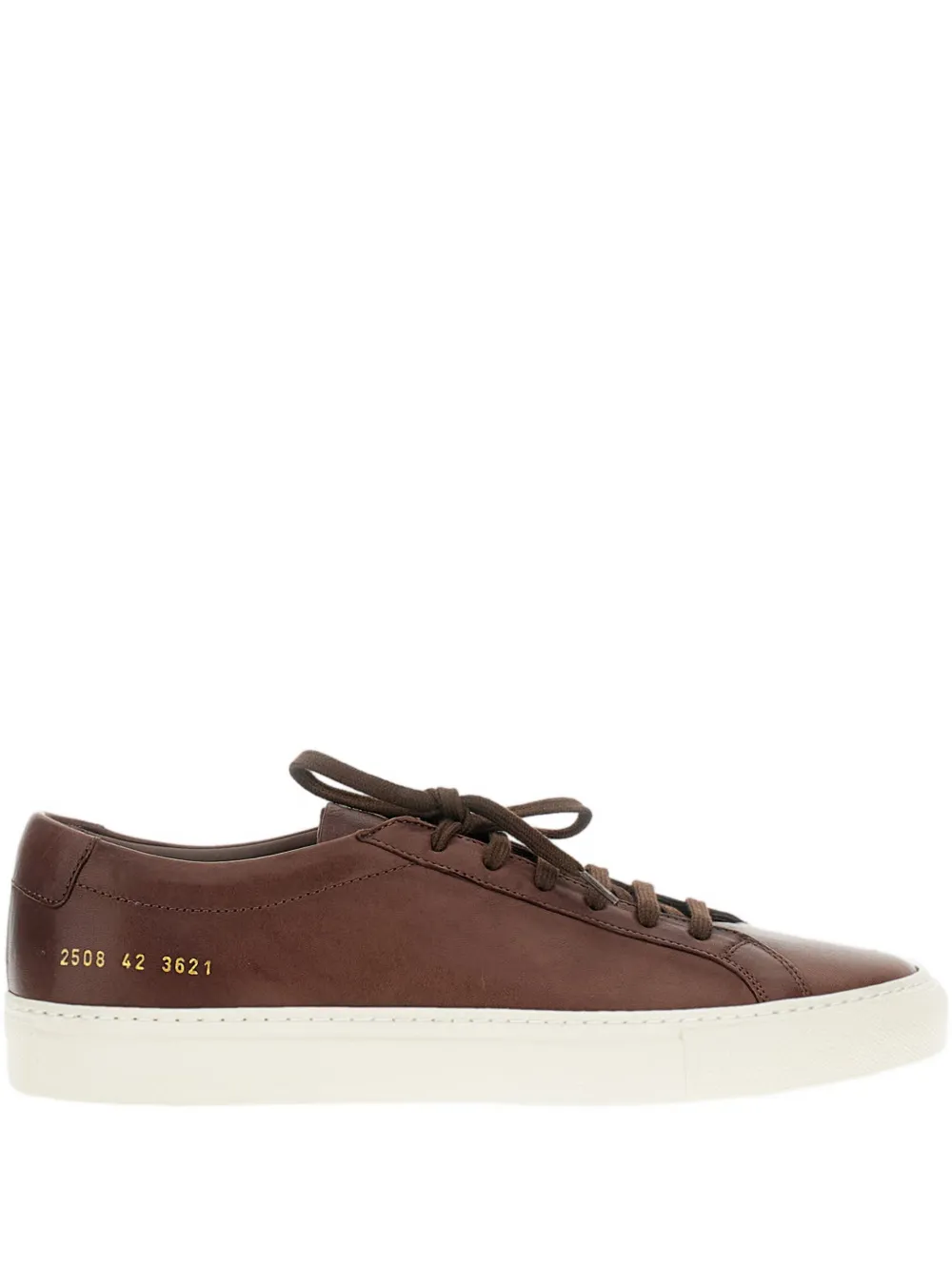 Common Projects lace-up leather sneakers Brown