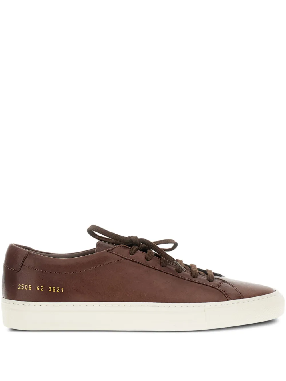 Common Projects lace-up leather sneakers Brown