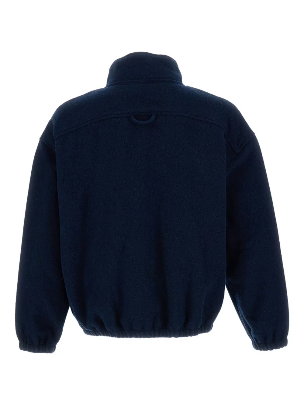 Rier high-neck zip-front sweatshirt - Blauw