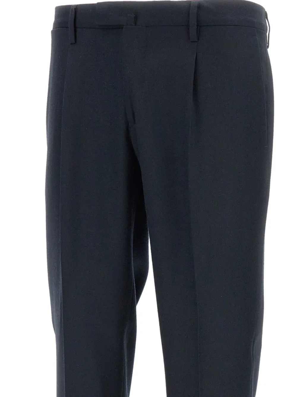 Briglia 1949 Wollen broek met geplooid detail Blauw