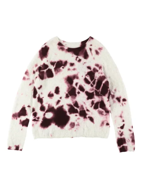 Suzusan tie-dye crew-neck sweater