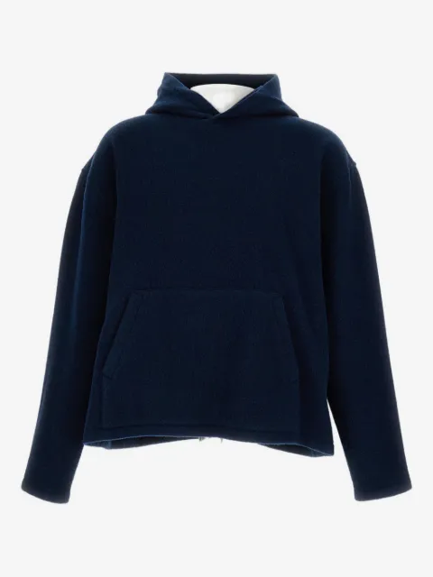 Rier pocket hooded wool sweater
