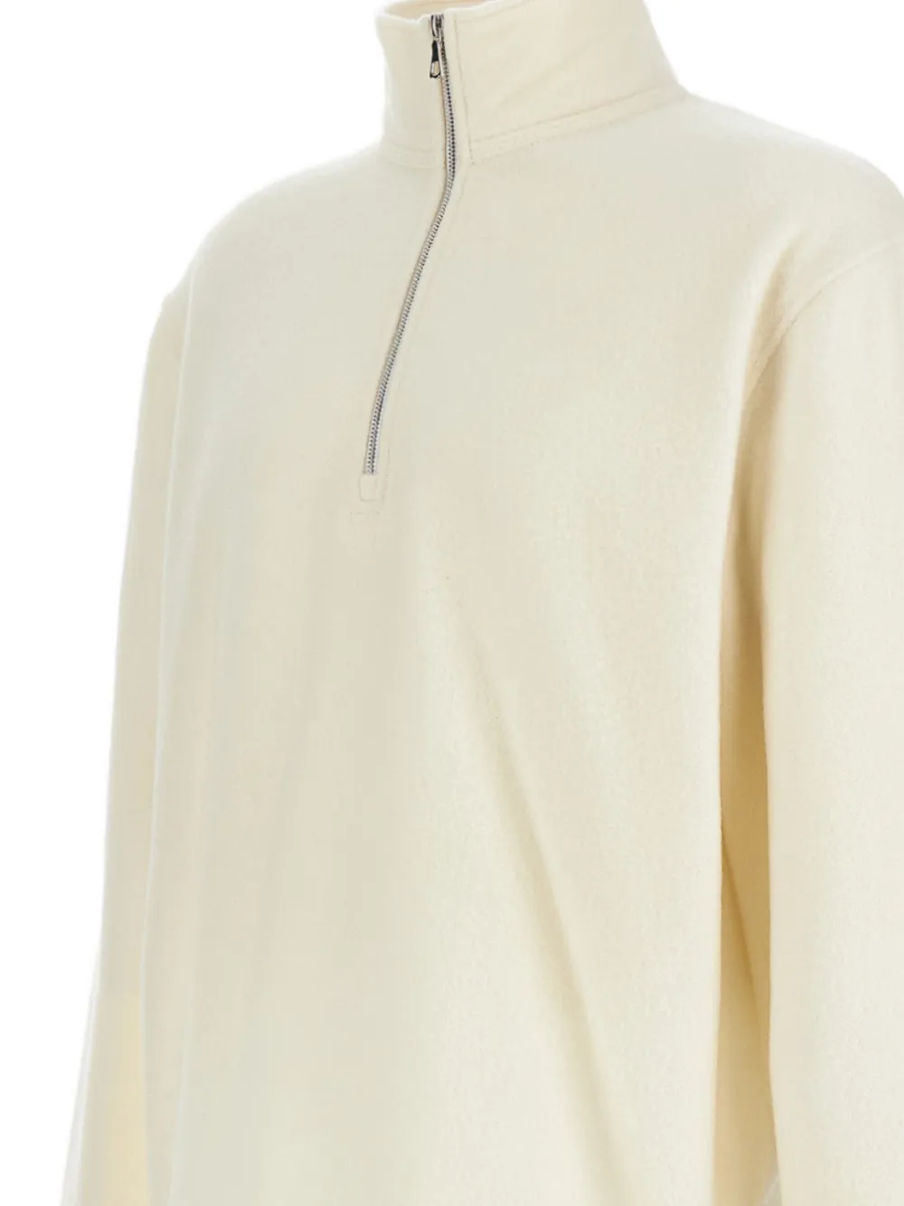 Rier Half-zip Turtleneck Sweater In Neutral