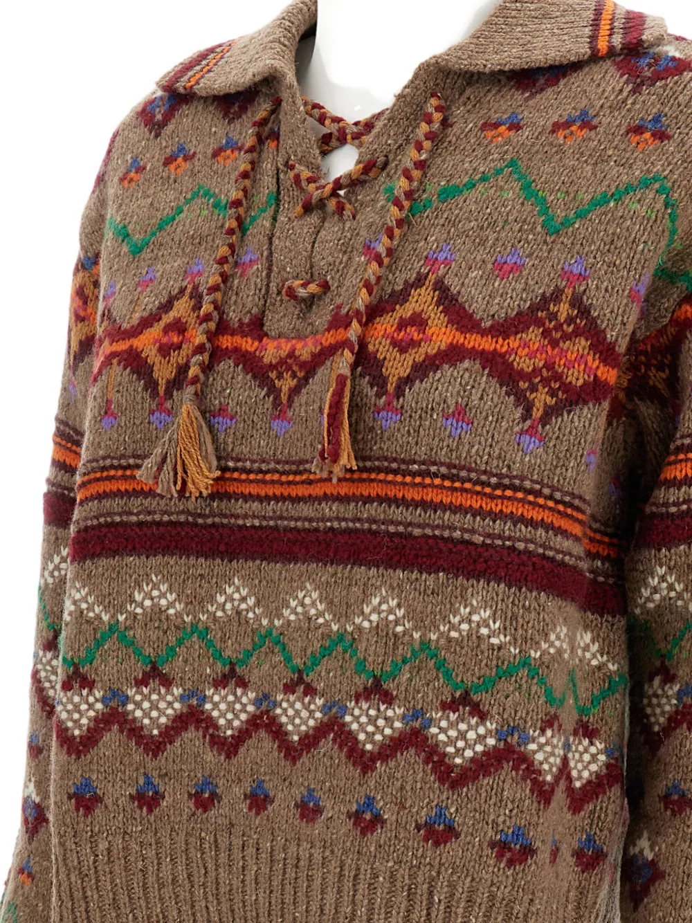 Polo Ralph Lauren Geometrische coltrui Bruin