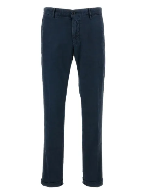 Incotex cuffed cotton trousers