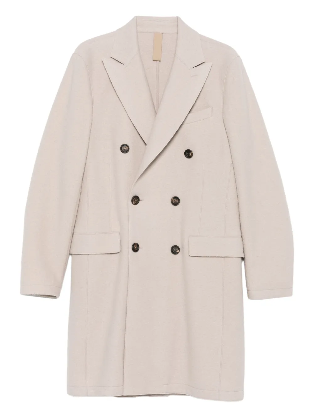 Eleventy double-breasted button coat | Neutrals | Image 1