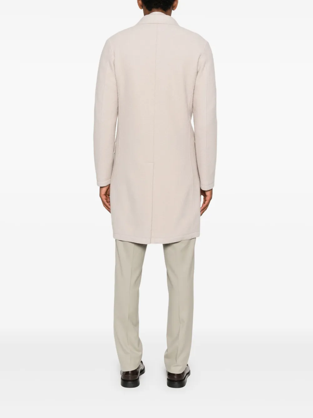 Eleventy Jas met dubbele rij knopen Beige