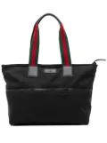 Gucci Pre-Owned 2016-2025 GG Canvas Web tote bag - Black