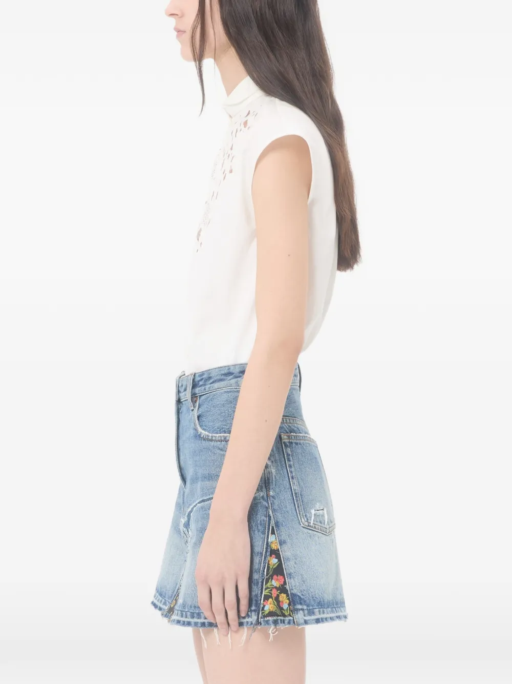 Valentino Garavani Popeline blouse Wit