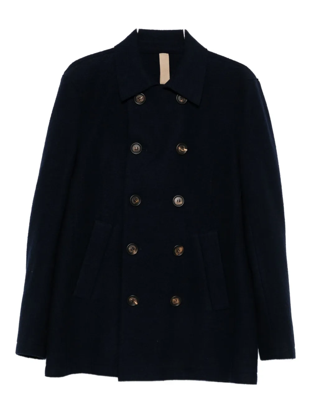 Eleventy Double-breasted Buttoned Blazer In Blue