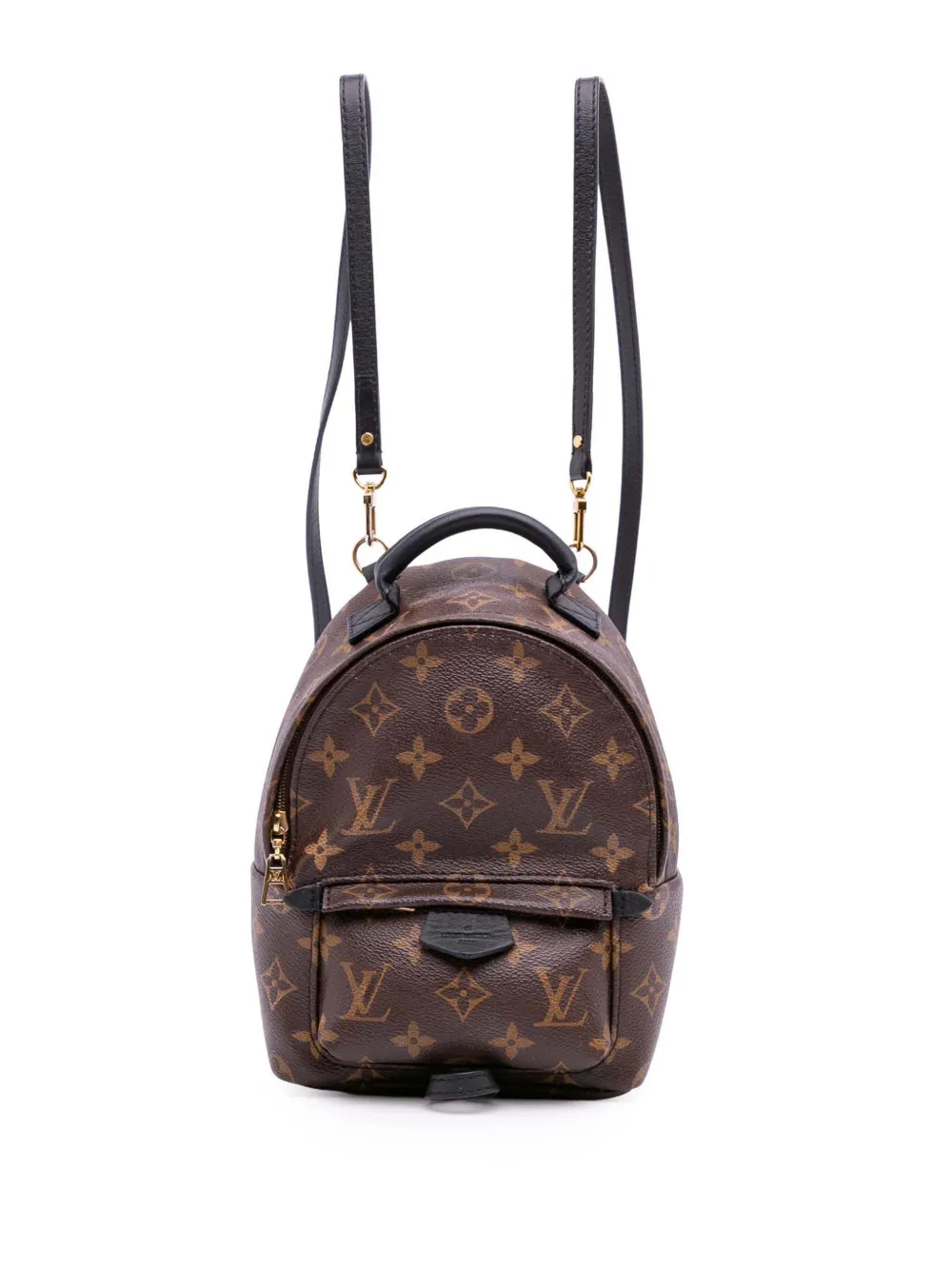 Louis Vuitton Pre-Owned 2017 モノグラム ミニ パームスプリングス バックパック - ブラウン Louis Vuitton Pre-Owned 2017 モノグラム ミニ パームスプリングス バックパック - ブラウン