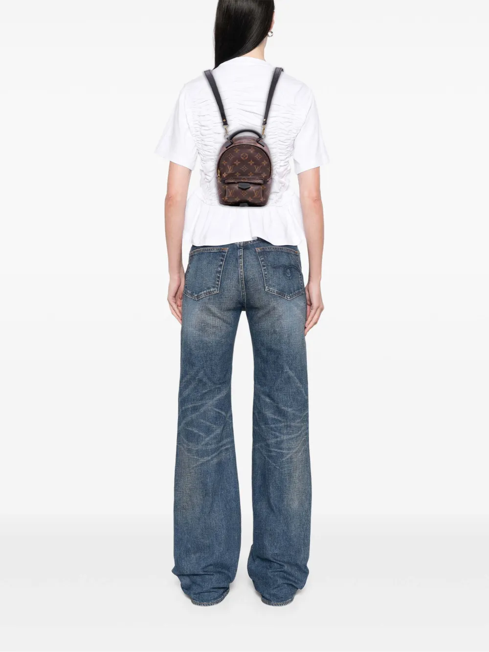 Louis Vuitton Pre-Owned 2017 Monogram Mini Palm Springs backpack | Pre-Owned | Image 2