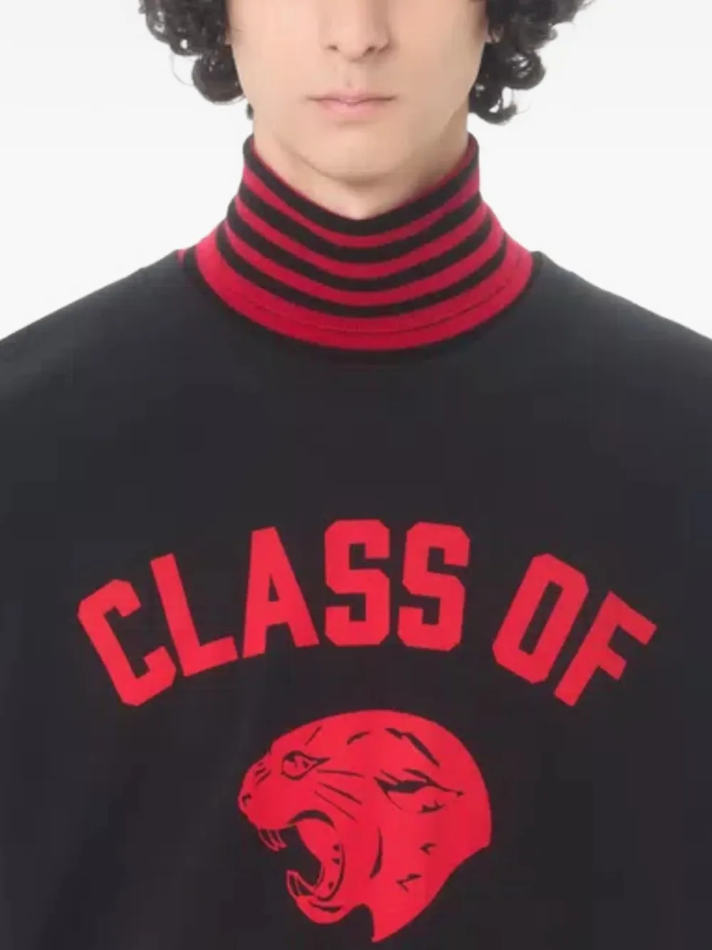 panther-print cotton T-Shirt