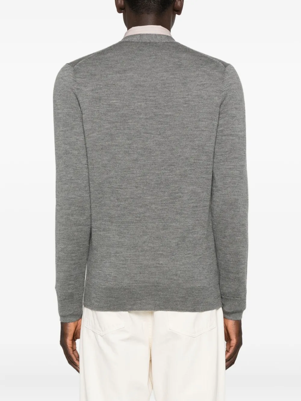 Polo Ralph Lauren Vest met knopen en V-hals Grijs