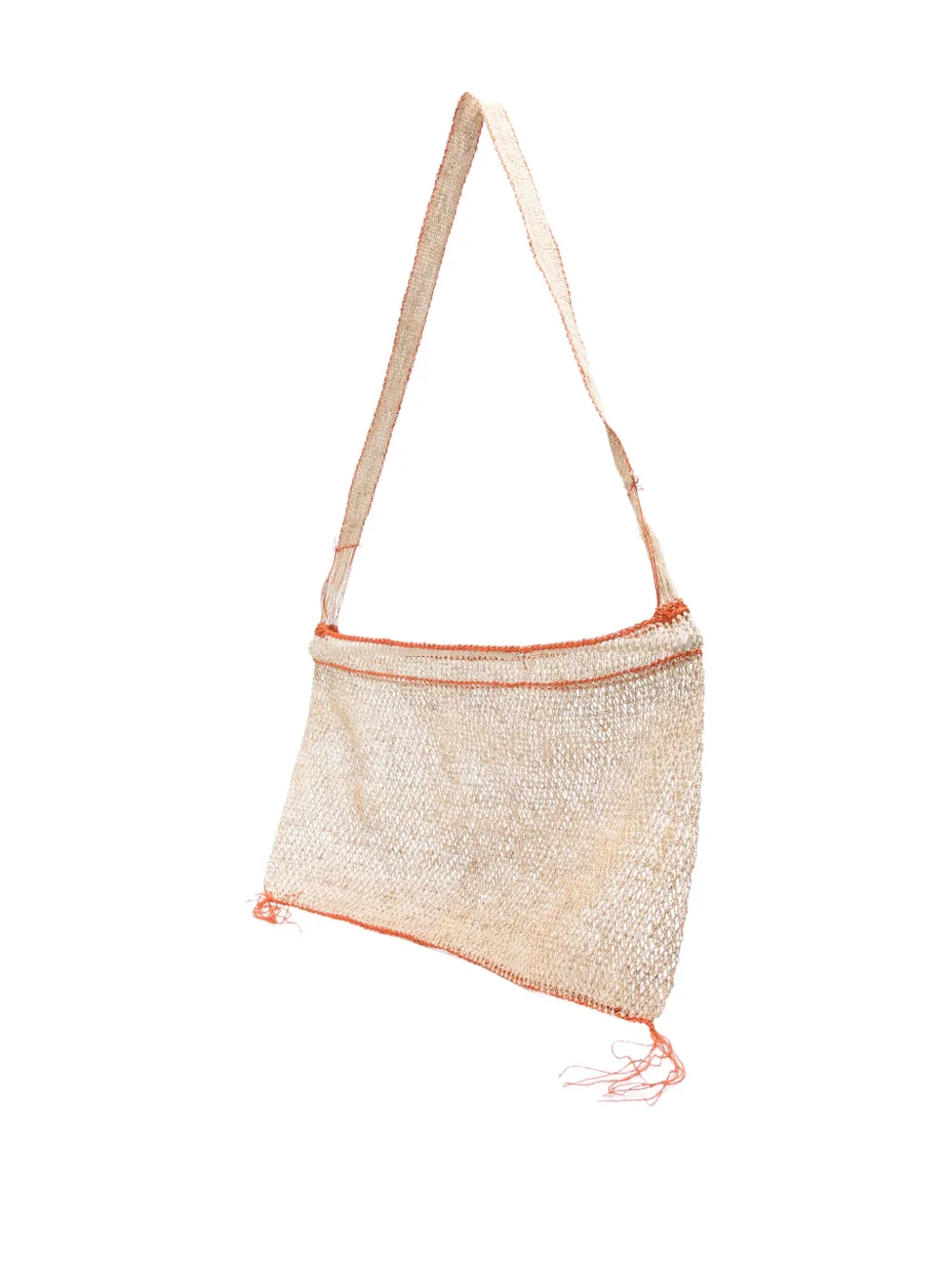  Slo_hand_made Contrast-trim Tote Bag - Neutrals 