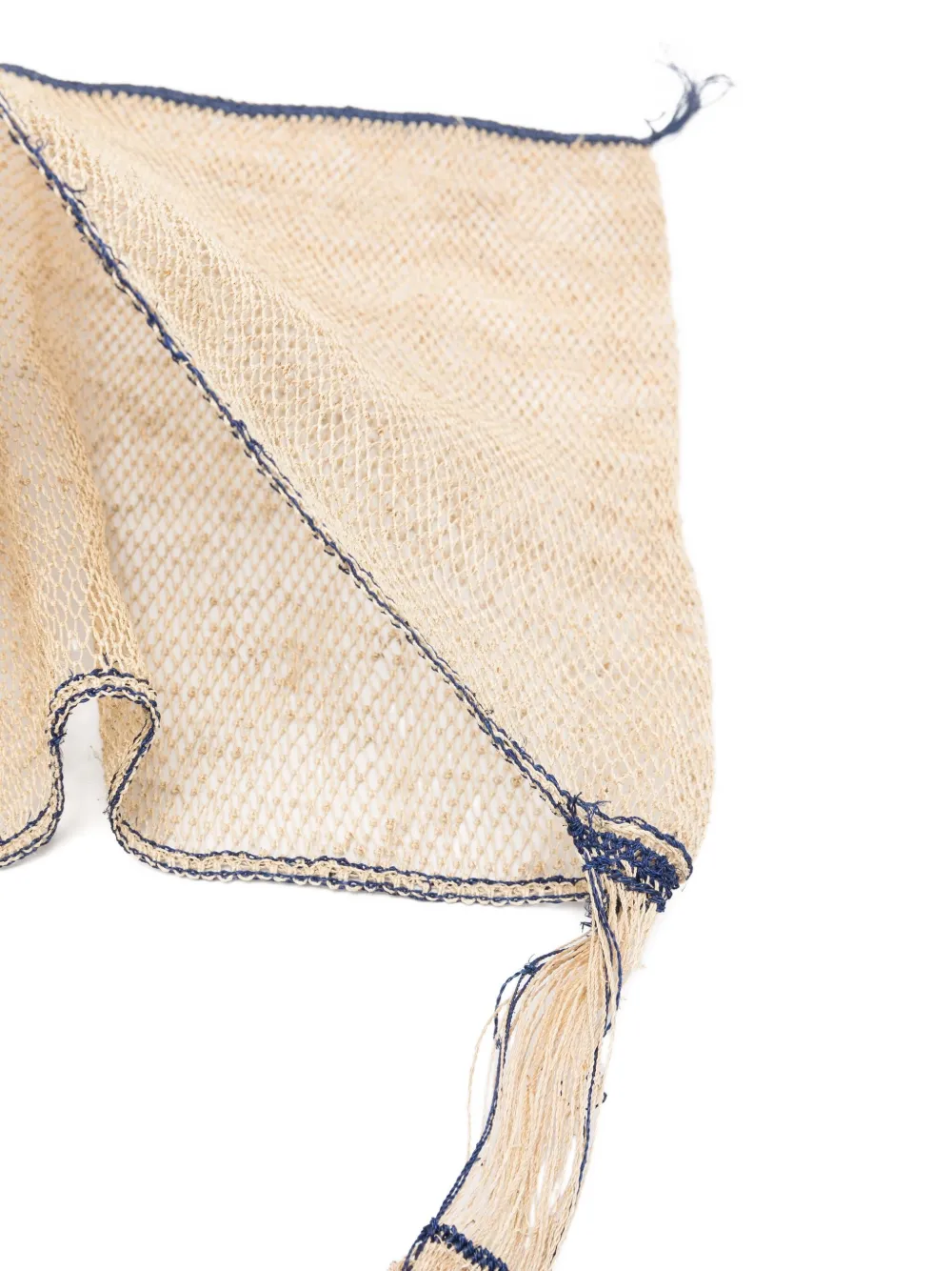 Natural-Fibre Messenger Bag