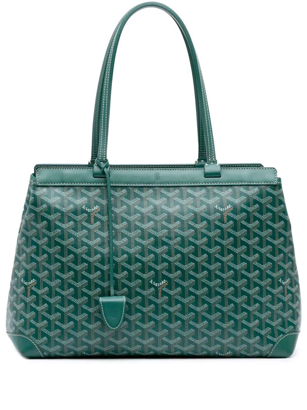 Goyard Pre-Owned 2020 ゴヤールディン ベルシャス PM トートバッグ - グリーン Goyard Pre-Owned 2020 ゴヤールディン ベルシャス PM トートバッグ - グリーン
