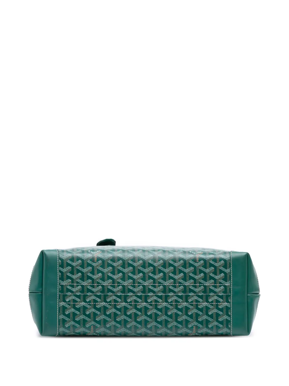Pre-owned Goyard 2020 Ine Bellechasse Pm Tote Bag In Green