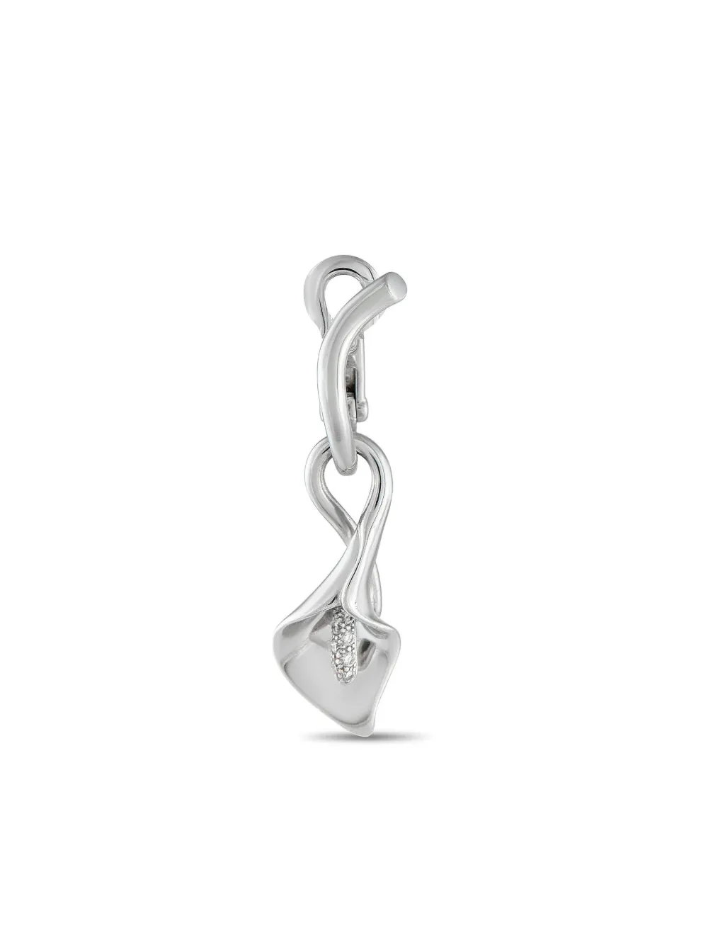 Asprey London 18K white gold diamond earrings | Image 2